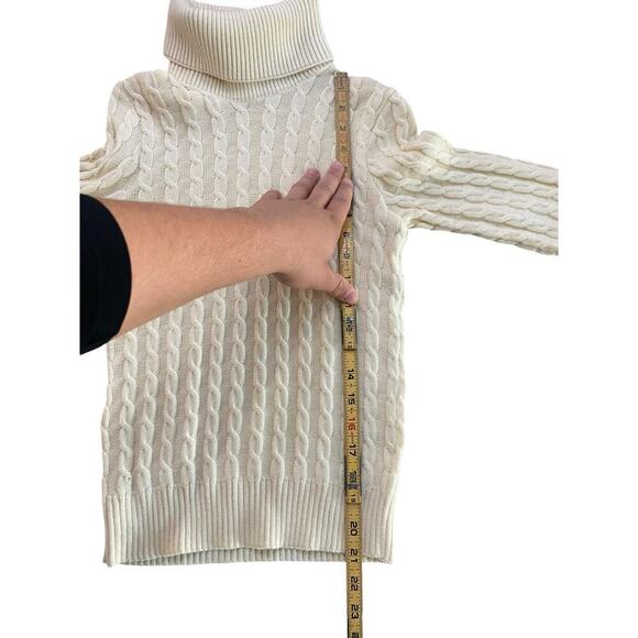 Demetre Pure Virgin Wool Turtleneck Knitted Sweater Size Small - Picture 3 of 5